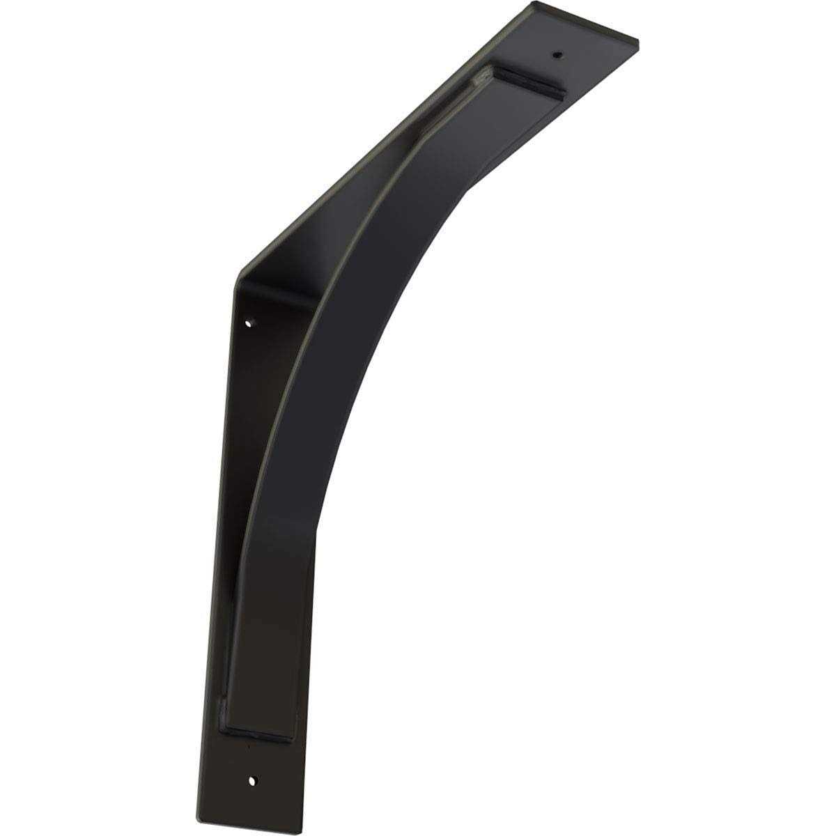 Ekena Millwork 3 inchw x inchd x inchh Morris Steel BRACKET - Zenithce