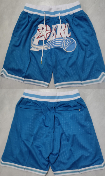 Movie Perc Blue Stitched Ocet Hip Hop Party Workout Streetball Shorts (Run Small) - Zenithce