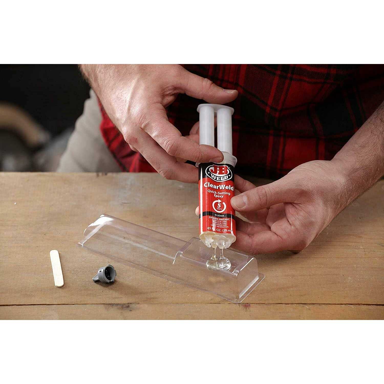 J-B Weld ClearWeld Epoxy Syringe 50112 - Zenithce