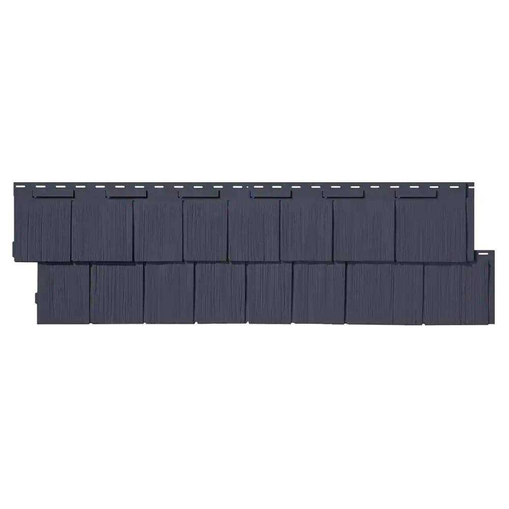 Novik Shake RS 14.5 in. x 48.75 in. Rough Sawn Shake Plastic Shake Vinyl Siding - Zenithce