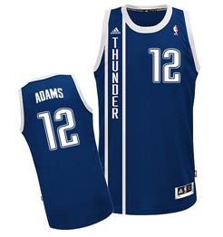 Oklahoma City Thunder #12 Steven Adams 2013 Navy Blue Swingman Jersey - Zenithce