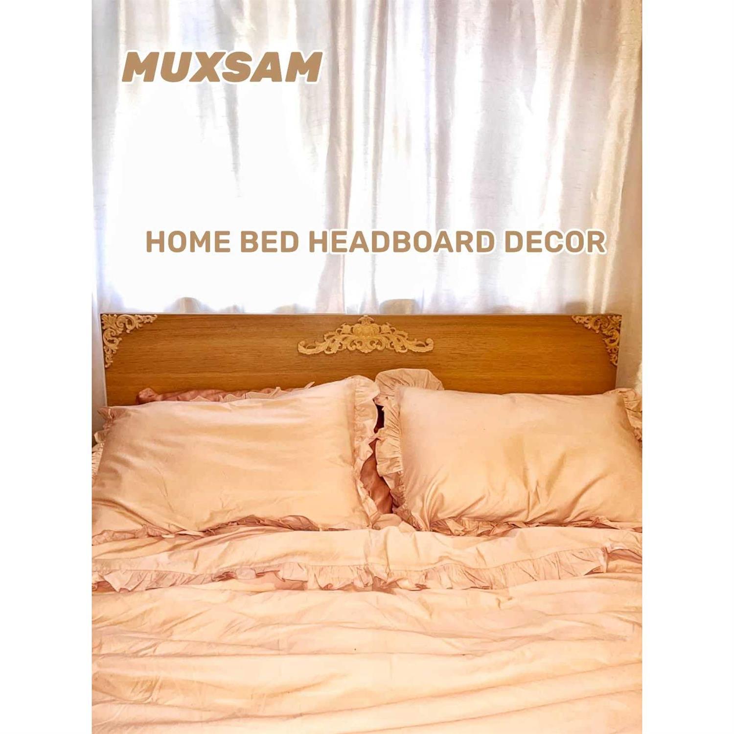 MUXSAM 2-pair Wood Carved Onlays - Zenithce
