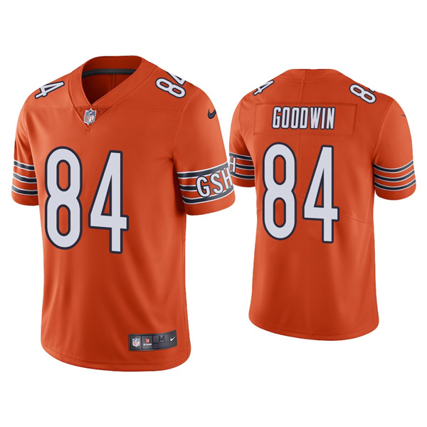 Chicago Bears #84 Marquise Goodwin Orange Stitched Football Jersey - Zenithce