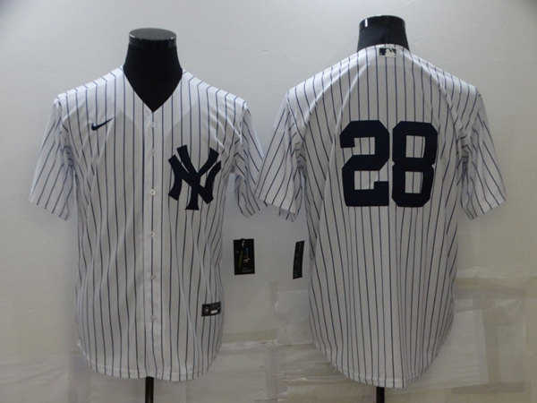 New York Yankees #28 Josh Donaldson White Cool Base Stitched Baseball Jersey - Zenithce