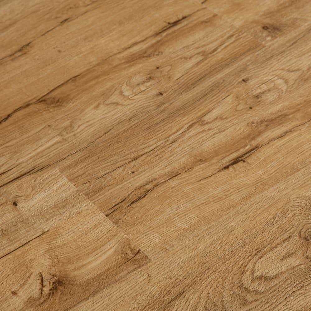 Dekorman Mountain Oak/Embossed 12 Mil x 9 in. W x 60 in. L Click Lock Waterproof Luxury Vinyl Plank Flooring (22.6 sqft/case) - Zenithce