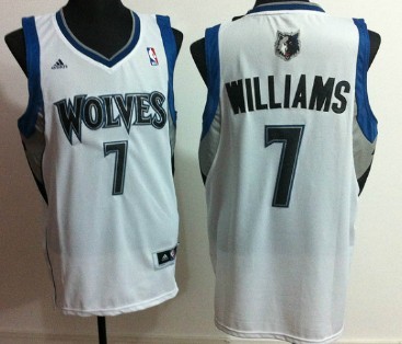Minnesota Timberwolves #7 Derrick Williams Revolution 30 Swingman Blue Jersey - Zenithce