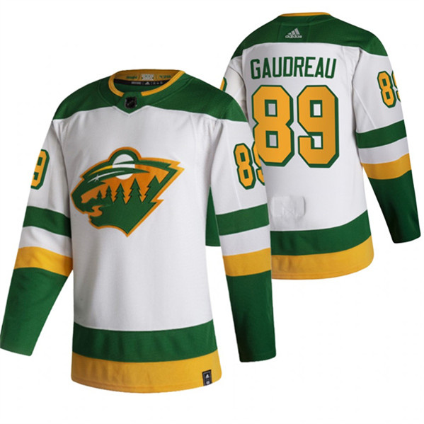 Minnesota Wild #89 Frederick Gaudreau White Stitched Jersey - Zenithce