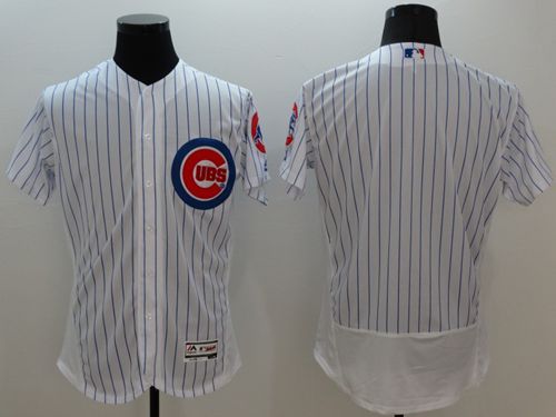 Cubs Blank White Flexbase Authentic Collection Stitched Jersey - Zenithce
