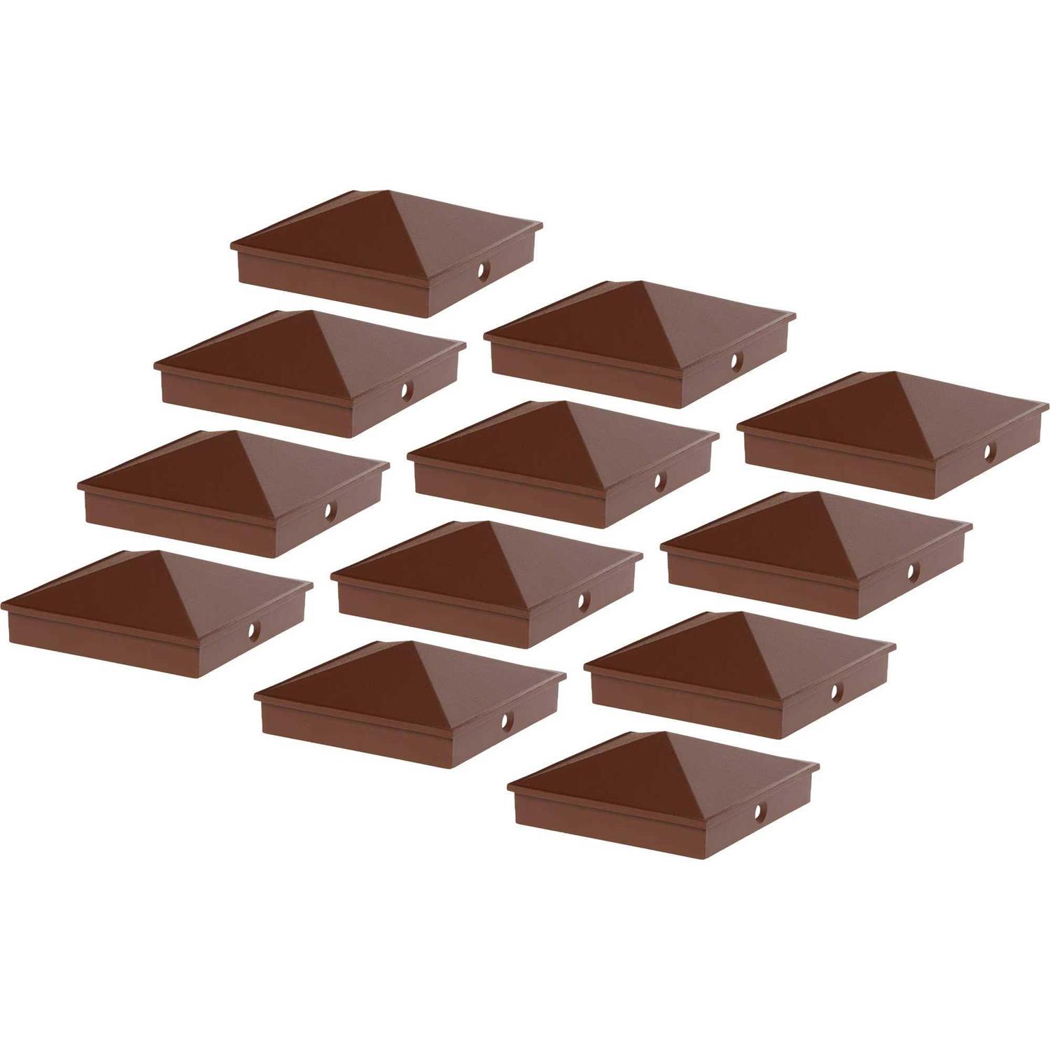 Greenlighting 4×4 Aluminum Pyramid Post Cap Cover for Nominal Wood Posts - Zenithce