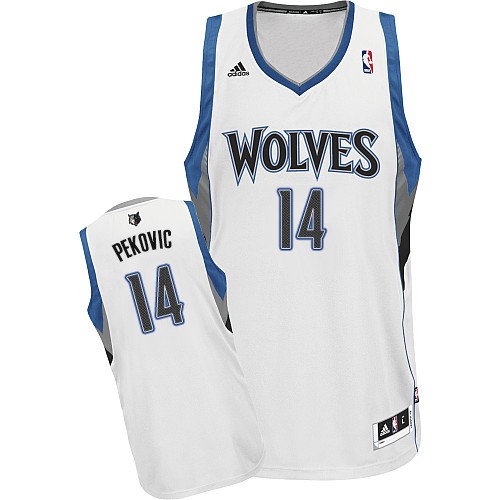 Minnesota Timberwolves #14 Nikola Pekovic White Swingman Jersey - Zenithce