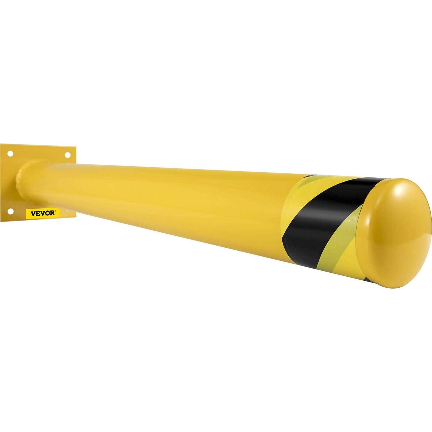 VEVOR Safety Bollard Height Bollard Post Diameter Steel Pipe Safety Bollard Post - Zenithce