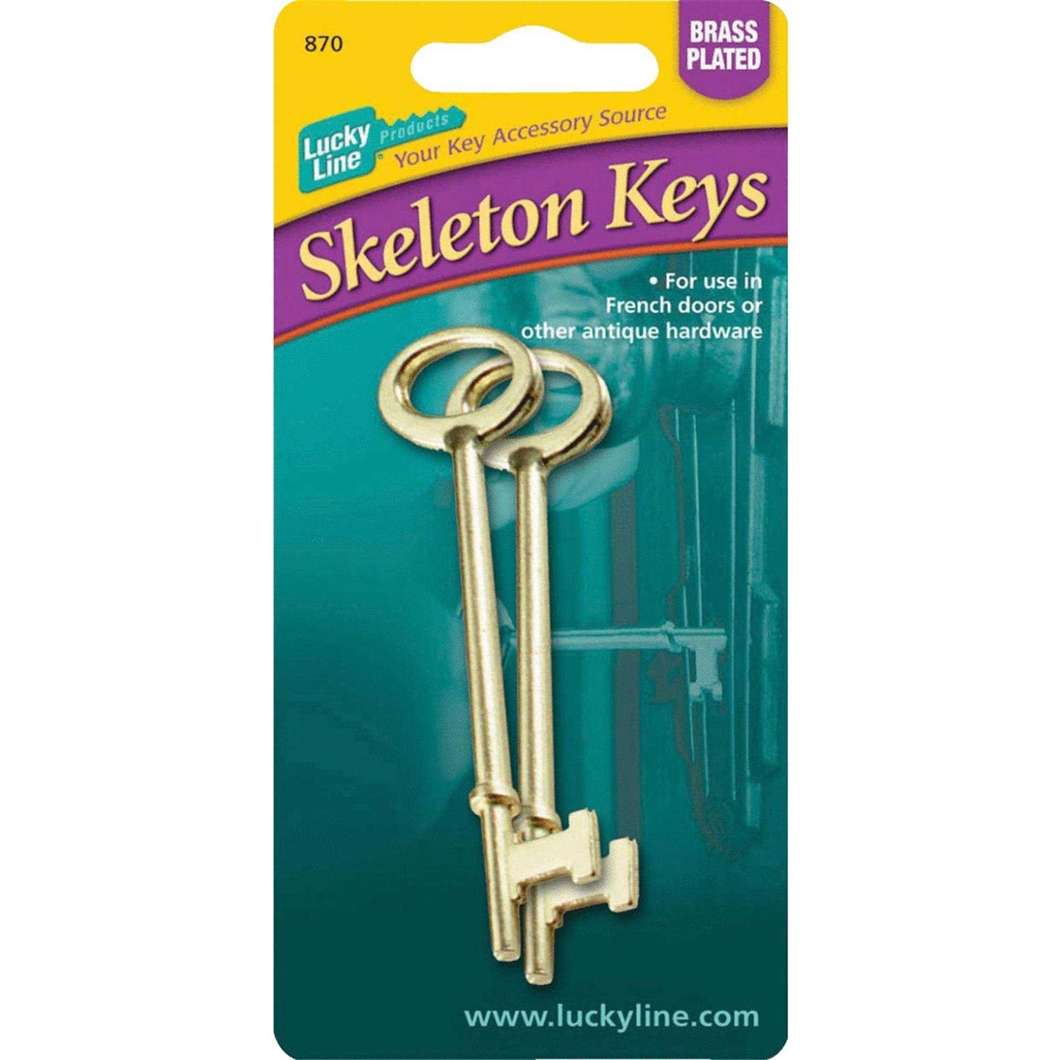 Lucky Line Forged Key Shapes Sword House Key Blank Double for KW1 - Zenithce