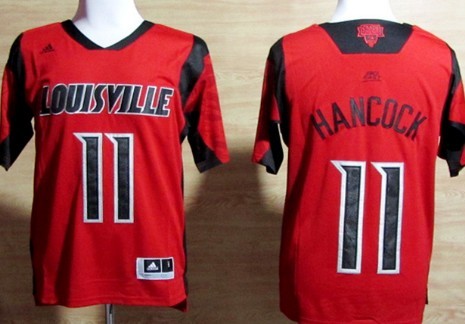 Louisville Cardinals #11 Luke Hancock 2013 March Madness Red Jersey - Zenithce