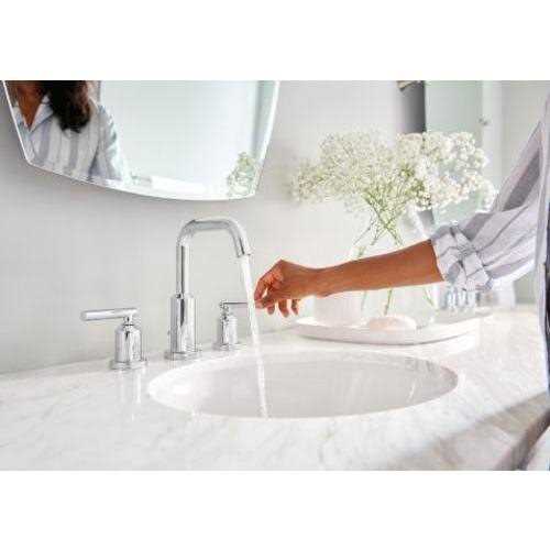 Moen Georgene Spot Resist Stainless Steel 1-Handle Deck-Mount High-Arc Touchless Kitchen Faucet 87912EWSRS - Zenithce