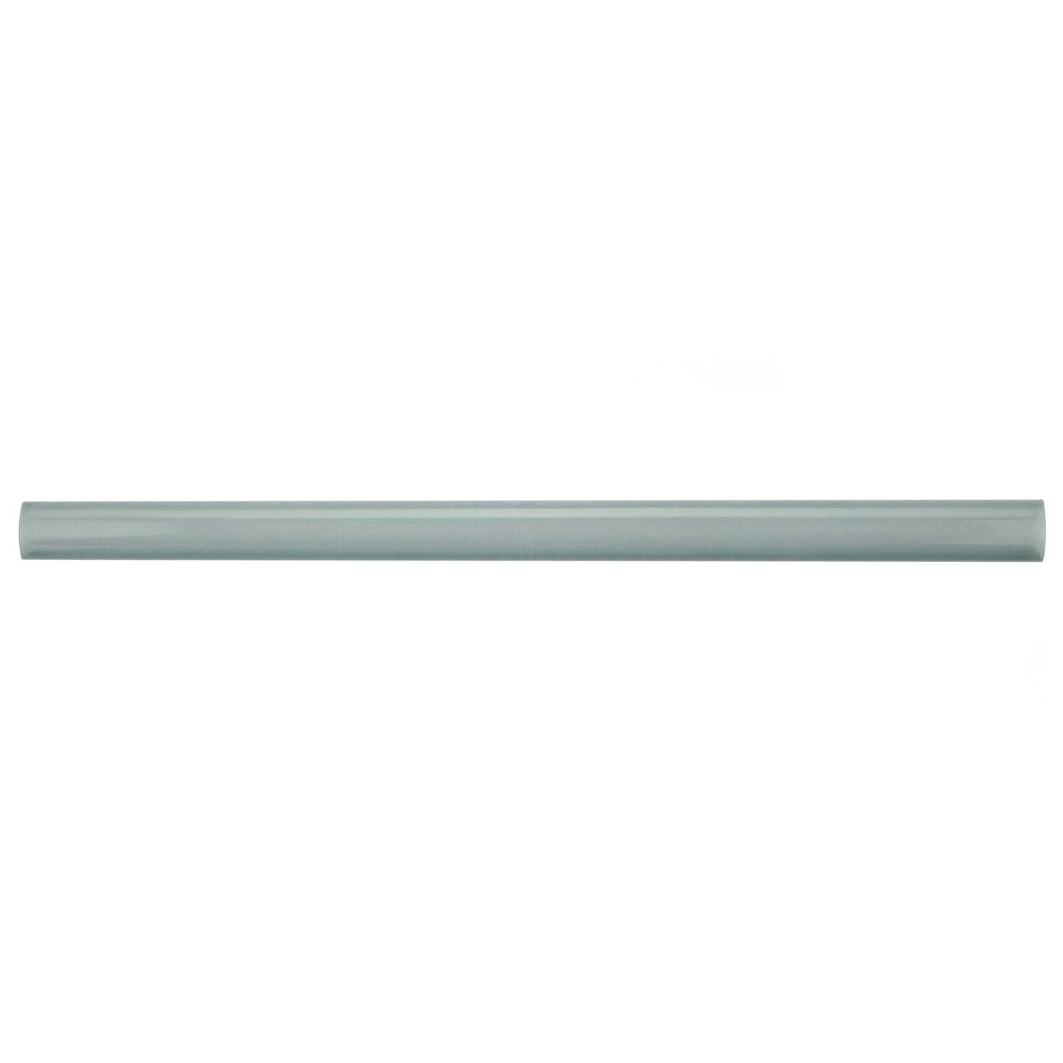 Merola Tile Chester Demi-Bullnose 1/2 in. x 12 in. Glossy Ceramic Wall Tile Trim - Zenithce