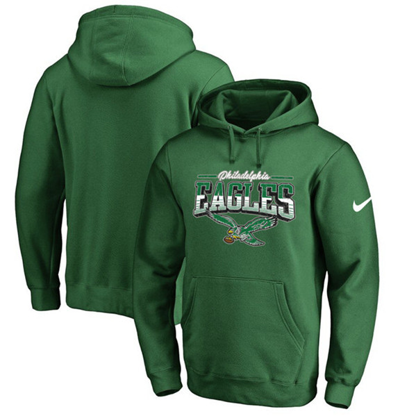 Philadelphia Eagles Green Sideline Pullover Hoodie - Zenithce