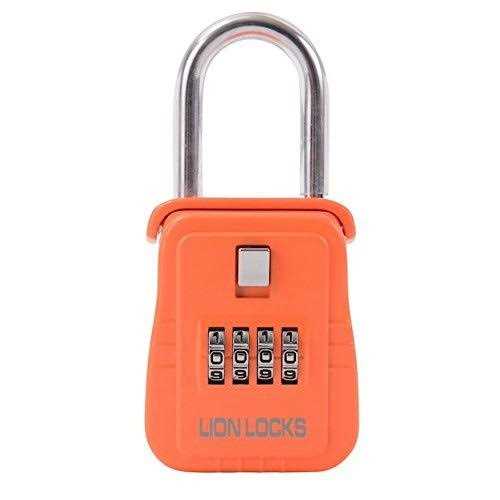 Lion Locks 1500 Key Storage Lockbox Set-Your-Own Code Lock Portable Key Holder - Zenithce