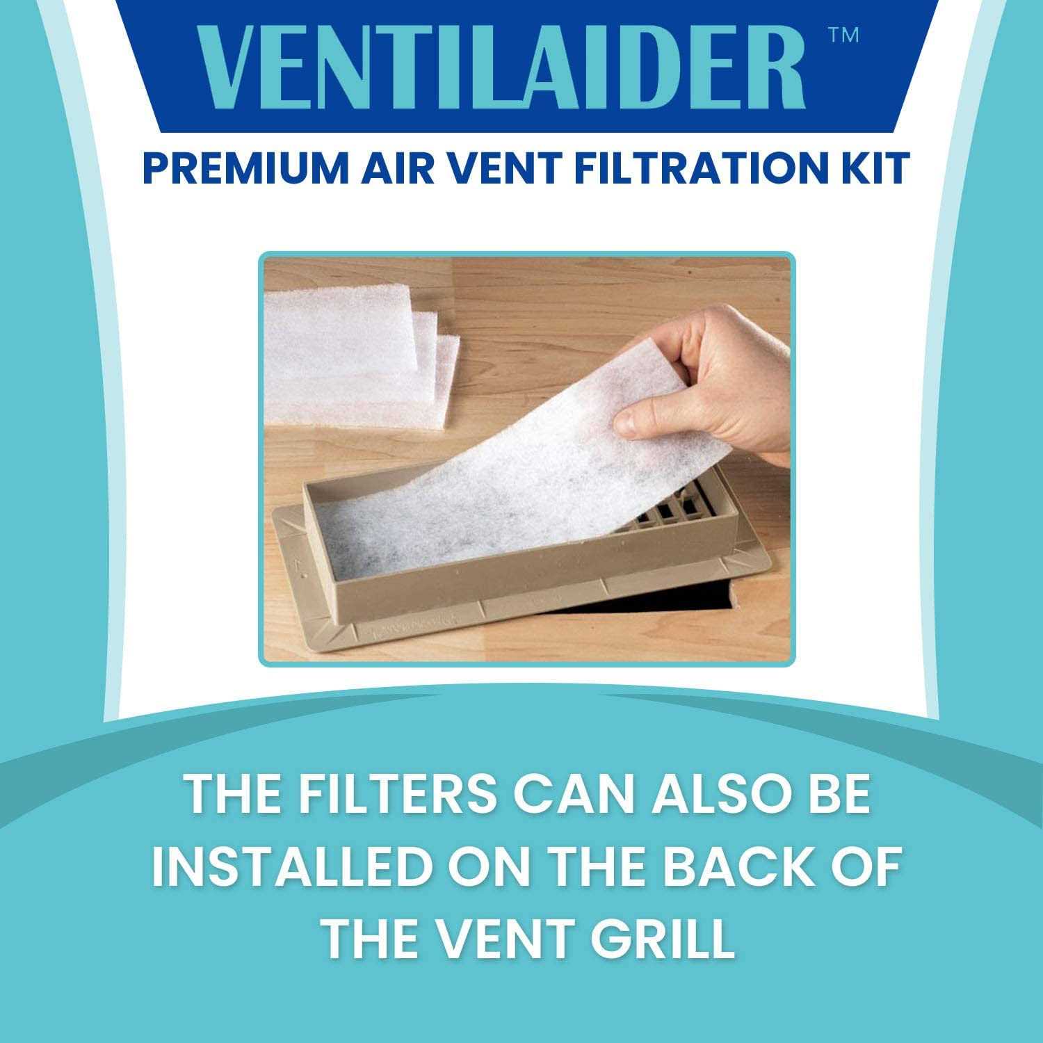 Venti Air Wide x High Return Air Filter Grille of Steel - Zenithce