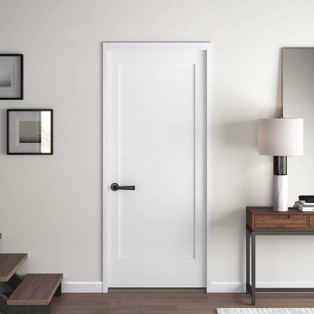 Primed 1 Panel Interior Shaker Door Slab Trimlite - Zenithce