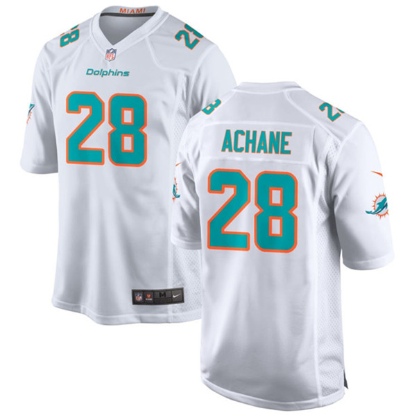 Miami Dolphins #28 De'Von Achane White Stitched Game Jersey - Zenithce
