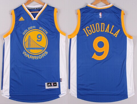 Golden State Warriors #9 Andre Iguodala Revolution 30 Swingman 2014 New Blue Jersey - Zenithce