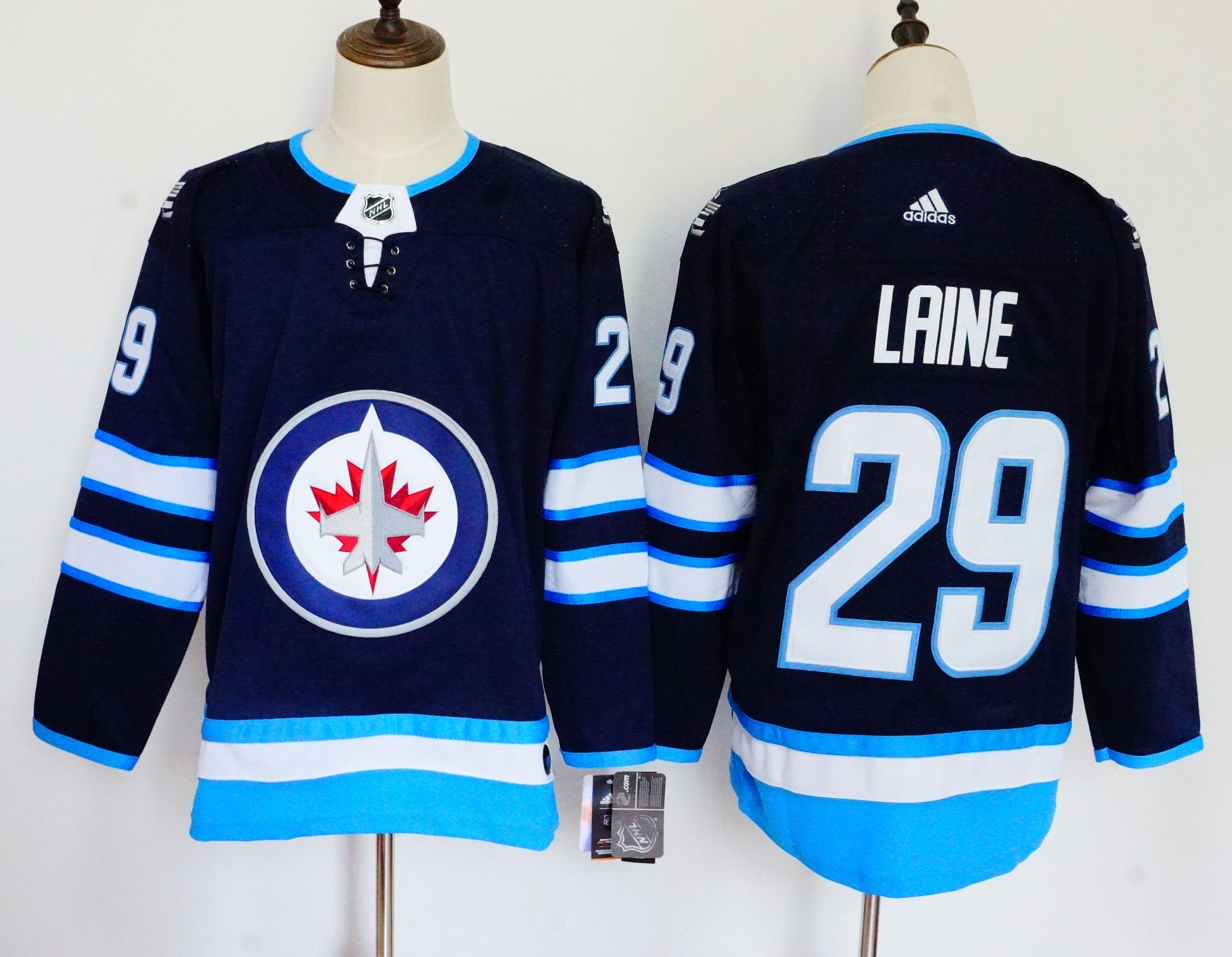 Winnipeg Jets #29 Patrik Laine Navy Stitched Adidas Jersey - Zenithce
