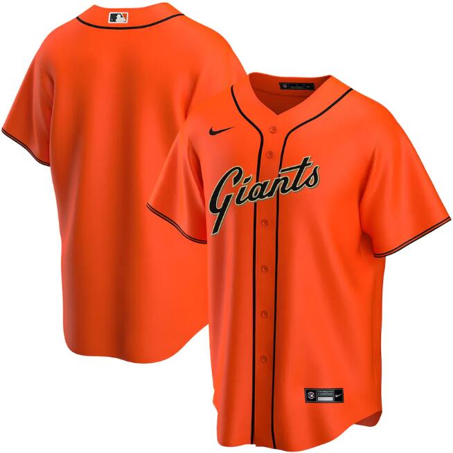 San Francisco Giants Blank Orange Cool Base Stitched Jersey - Zenithce