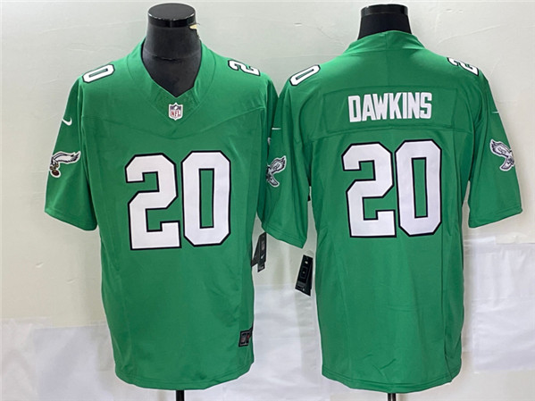 Philadelphia Eagles #20 Brian Dawkins Green 2023 F.U.S.E. Vapor Untouchable Stitched Jersey - Zenithce