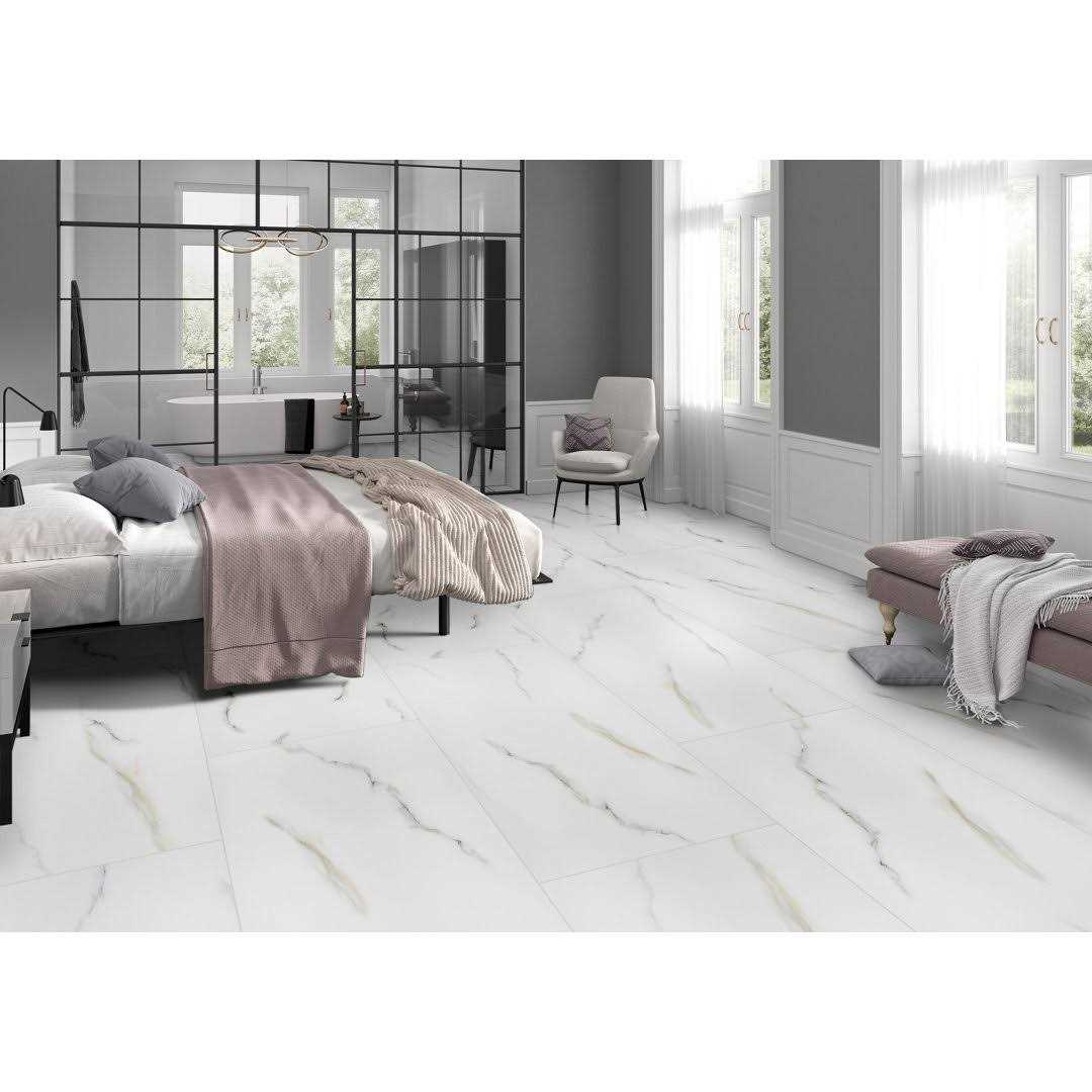 MSI Aria Bianco 24 in. Polished Porcelain Floor and Wall Tile - Zenithce