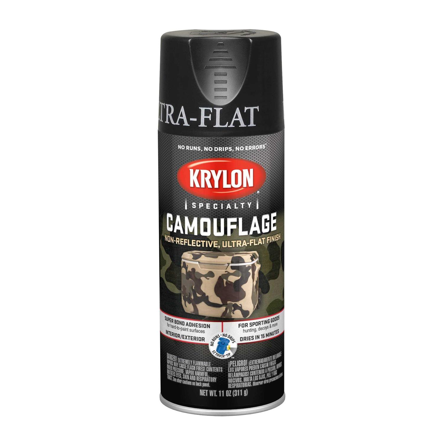 Krylon Fire Red Fusion All-In-One Matte Spray Paint K02756007 - Zenithce