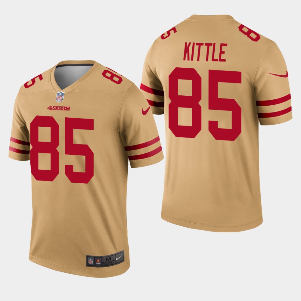 San Francisco 49ers #85 George Kittle Inverted Legend Jersey - Zenithce