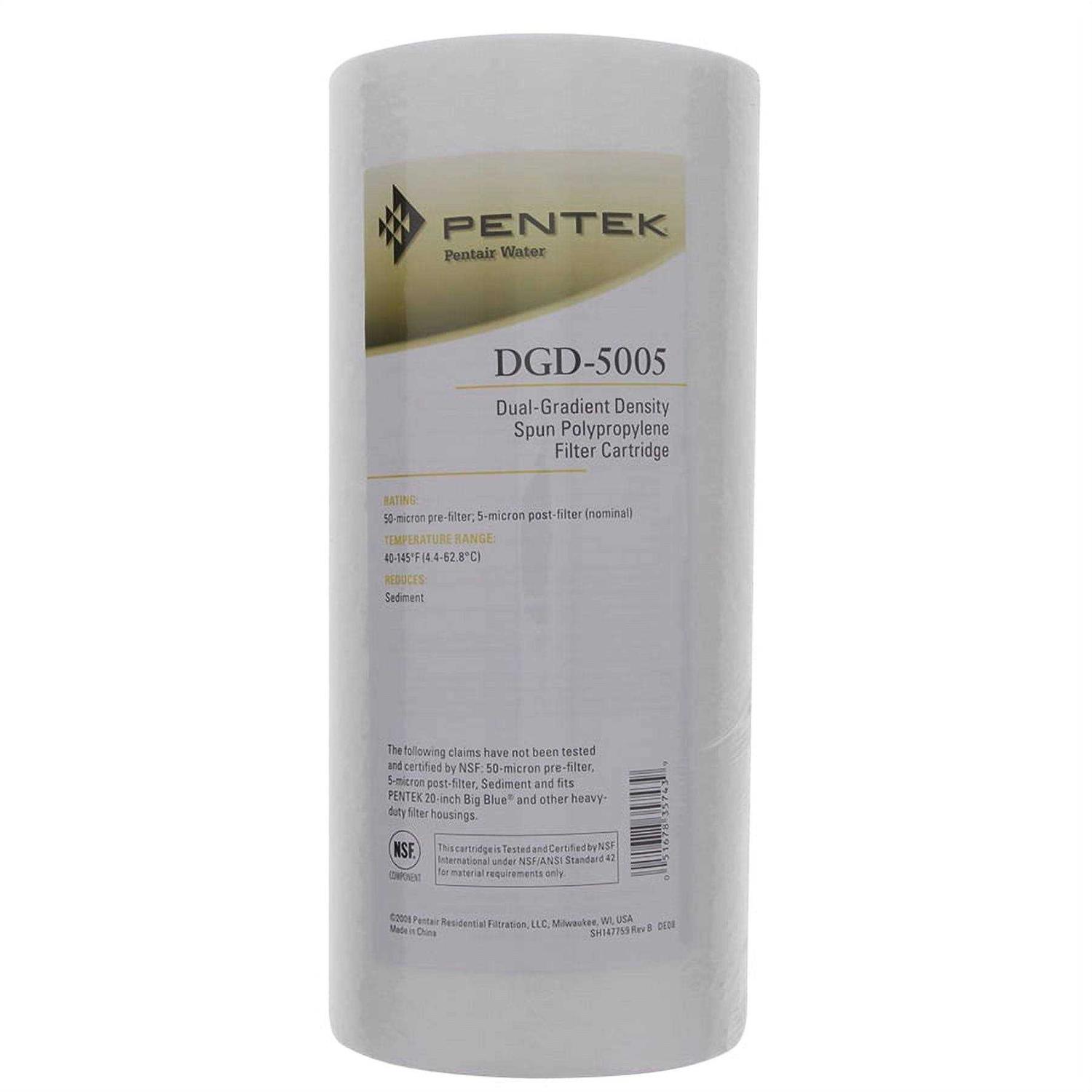 Pentek DGD-2501-20 Sediment Water Filter 155360-43 - Zenithce