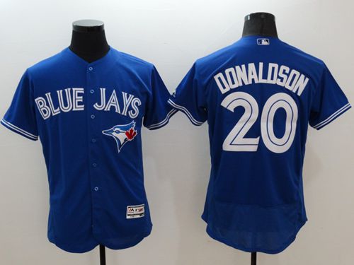 Blue Jays #20 Josh Donaldson Blue Flexbase Authentic Collection Stitched Jersey - Zenithce