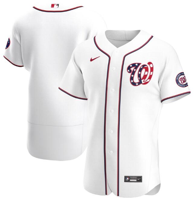 Washington Nationals White Flex Base Stitched Jersey - Zenithce