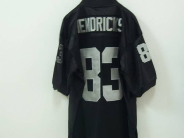Mitchell And Ness Raiders #83 Ted Hendricks Stitched Black Jersey - Zenithce