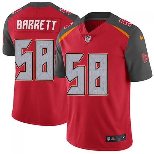 Tampa Bay Buccaneers #58 Shaquil Barrett Red Vapor Untouchable Limited Stitched Jersey - Zenithce