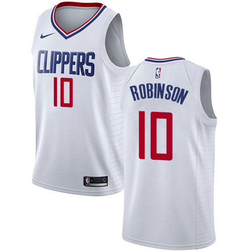 Clippers #10 Jerome Robinson White Swingman Association Edition Jersey - Zenithce