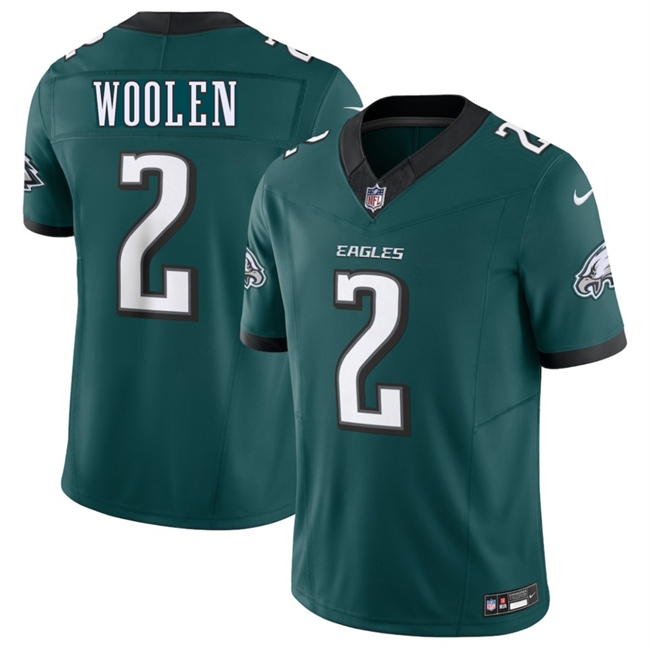 Philadelphia Eagles #2 Tariq Woolen Green 2026 F.U.S.E. Vapor Untouchable Limited Stitched Jersey - Zenithce