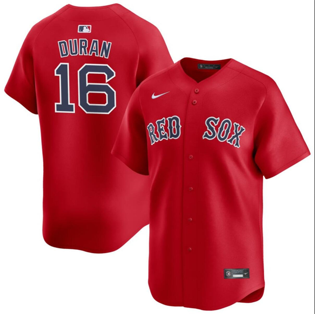 Boston Red Sox #16 Jarren Duran Red 2024 Alternate Limited Stitched Jersey - Zenithce