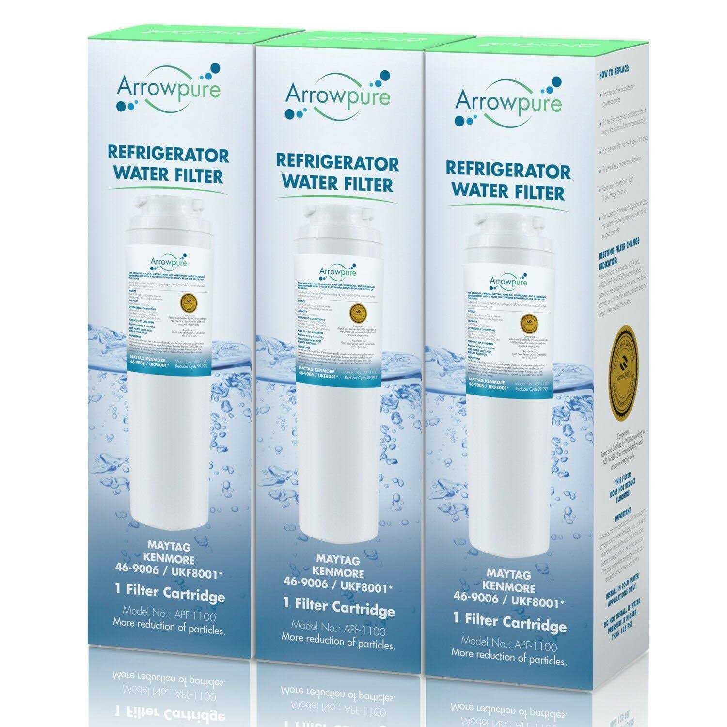 Premium UKF8001 Refrigerator Water Filter Replacement by Arrowpure APF-1100X - Zenithce