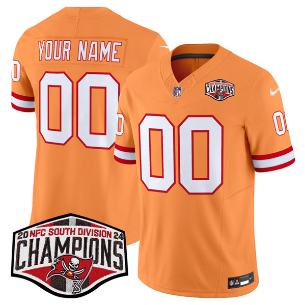 Tampa Bay Buccaneers Custom Orange F.U.S.E. 2024 NFC South Champions Limited Stitched Jersey - Zenithce