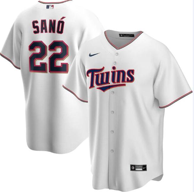 Minnesota Twins White #22 Miguel Sanó Cool Base Stitched Jersey - Zenithce