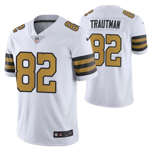 New Orleans Saints #82 Adam Trautman Color Rush Stitched Jersey - Zenithce