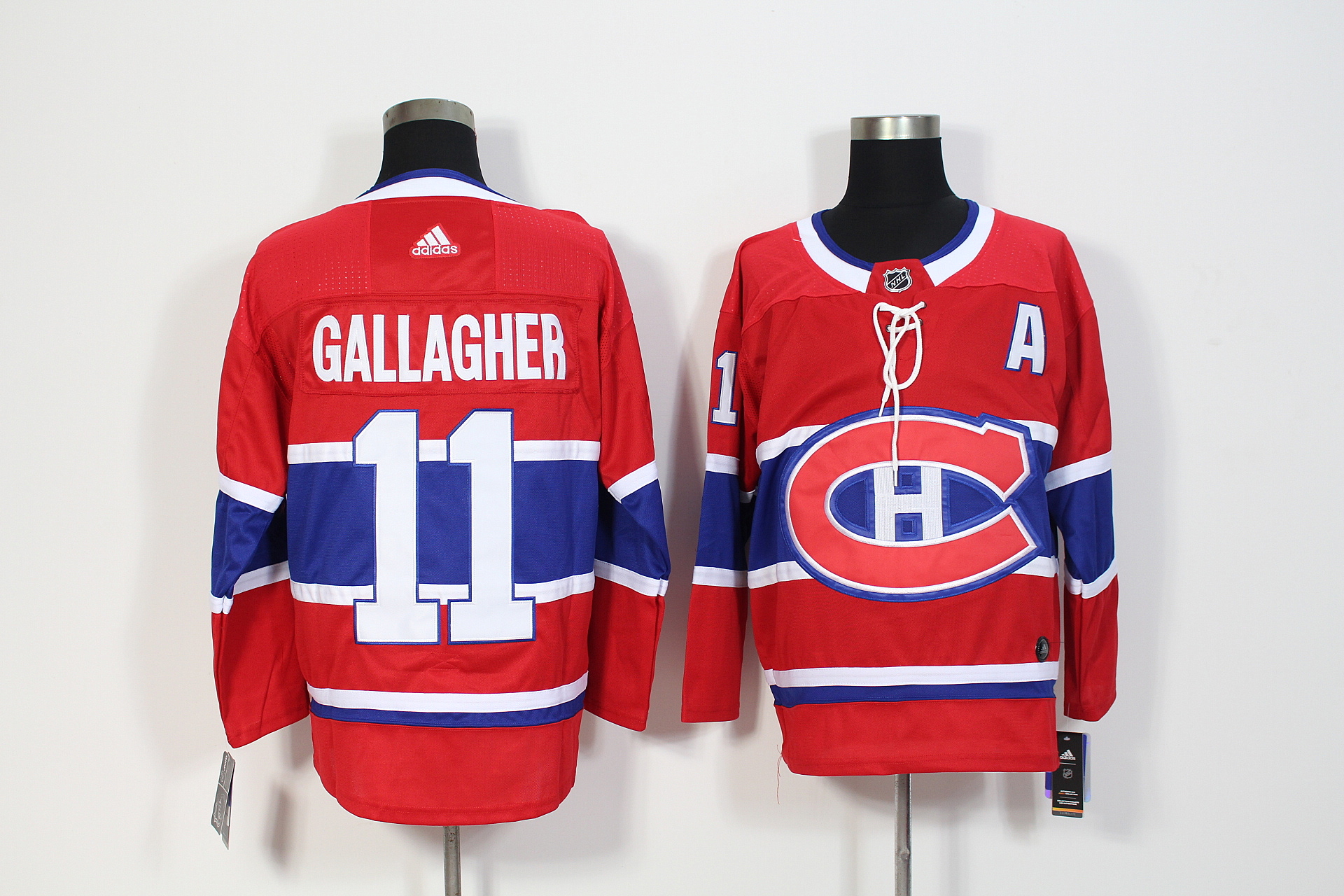 Montreal Canadiens #11 Brendan Gallagher Red Stitched Adidas Jersey - Zenithce