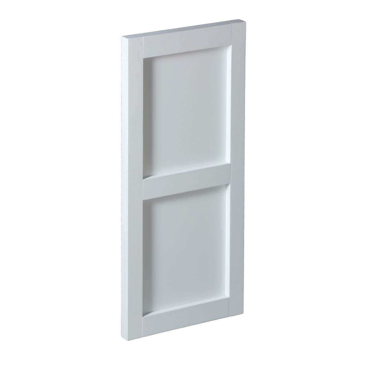 Fypon Shaker-Style Shutter Shutter with 2-Flat Panel SH2FP - Zenithce