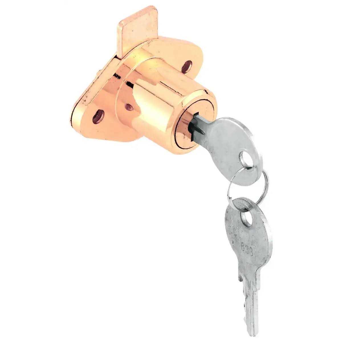 Prime-Line Door Strike Mortise Bit Lock Brass Plated E 2435 - Zenithce