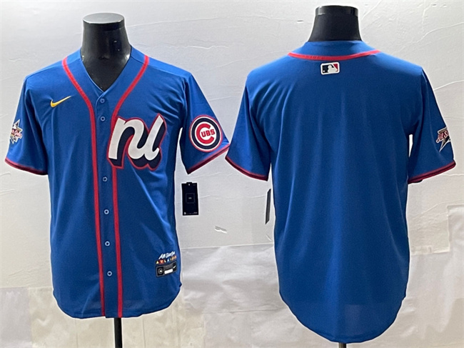 National League Chicago Cubs Blank Blue 2025 All-Star Edition Limited Stitched Jersey - Zenithce