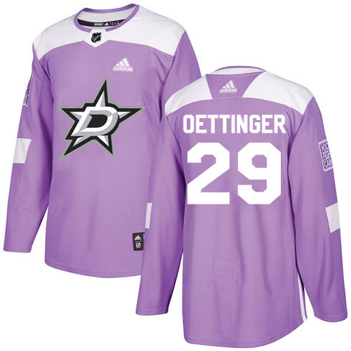 Dallas Stars #29 Jake Oettinger Purple Stitched Jersey - Zenithce