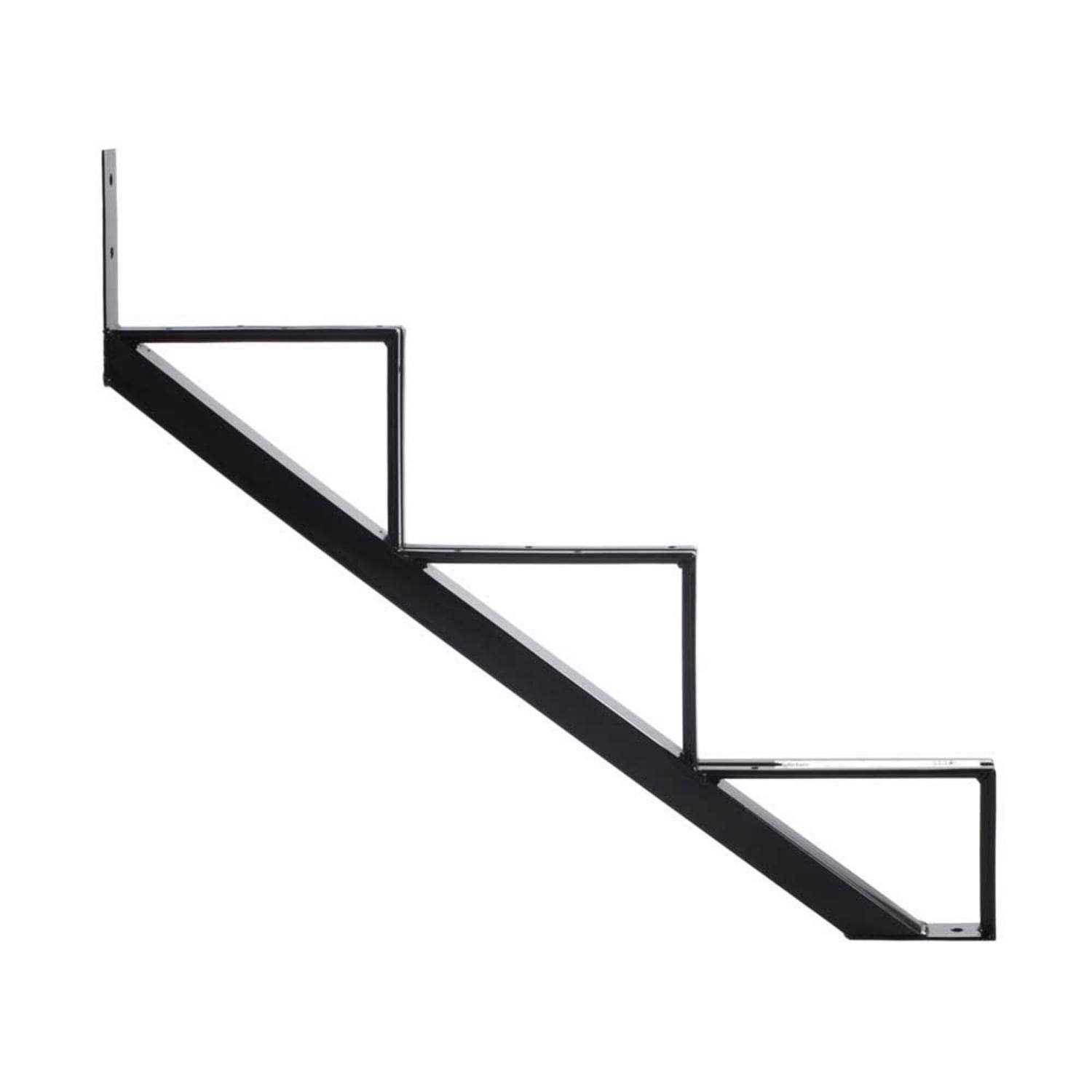 Pylex 13902 Riser Stair 2-Step Steel Black - Zenithce