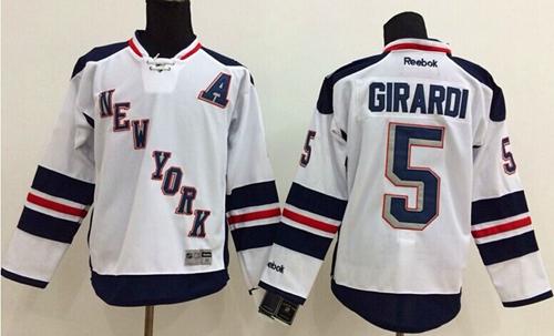 Rangers #5 Dan Girardi White 2014 Stadium Series Stitched Jersey - Zenithce